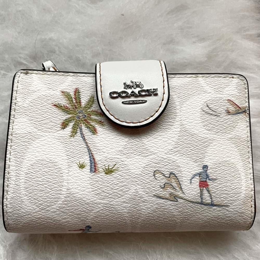 Coach Hawaii Hula Print Wallet